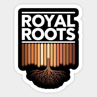 Melanin Roots Afrocentric Sticker